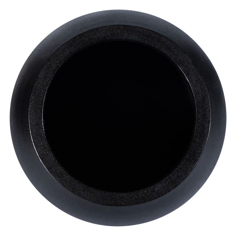 SAFAVIEH Outdoor Kenslia Black Planter.