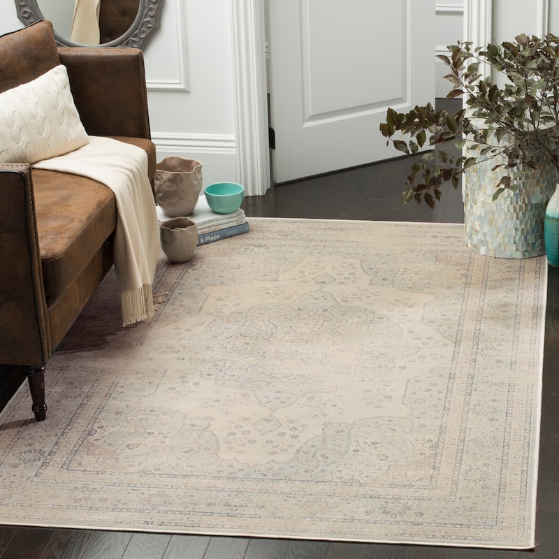 SAFAVIEH Vintage Ritienne Oriental Distressed Viscose Rug