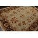 preview thumbnail 4 of 8, Hand Knotted Agra Aqua New Zealand Wool Oriental Area Rug (6x9) - 6' 1'' x 8' 8''