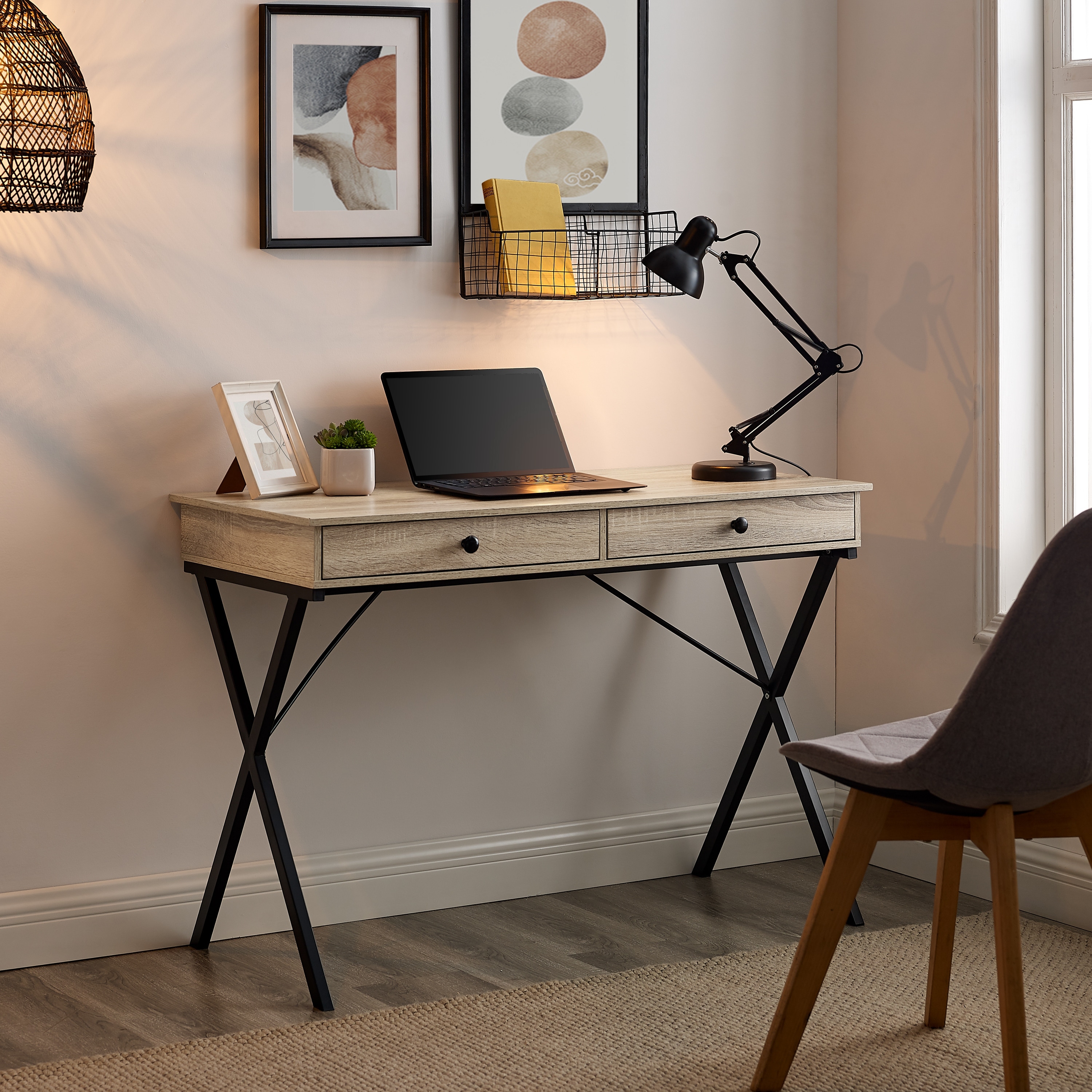 Side drawers top for desk