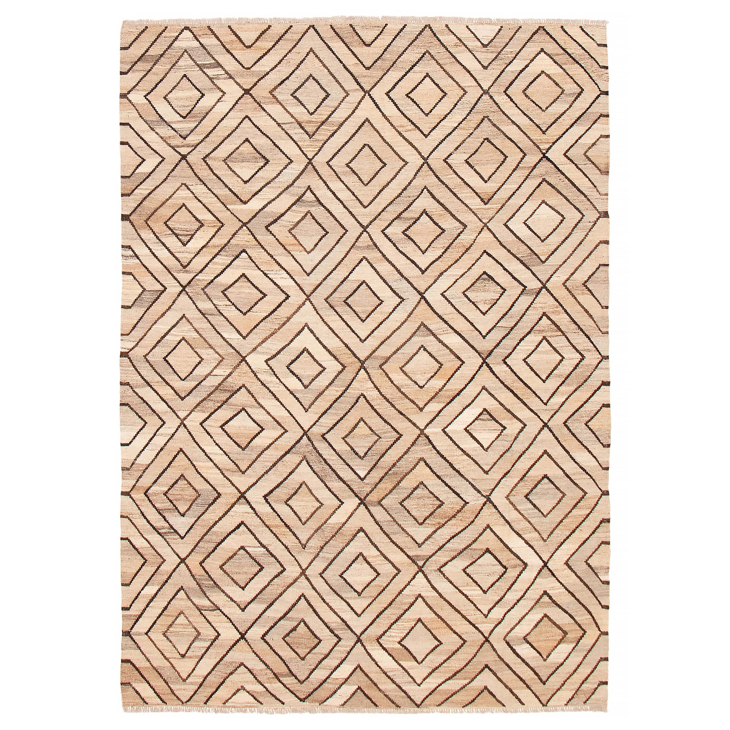 Sivas Tan Kilim 6'11" x 9'8" - 6'11 x 9'8