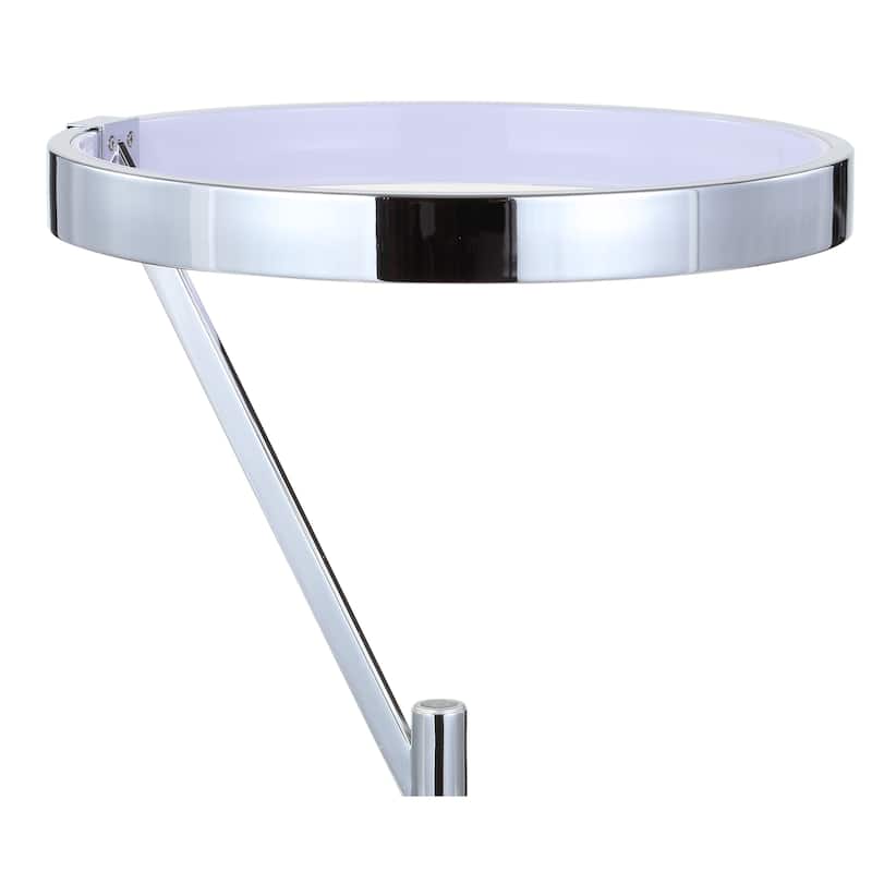 Roxanna 18" Integrated LED Metal Table Lamp, Chrome by JONATHAN Y