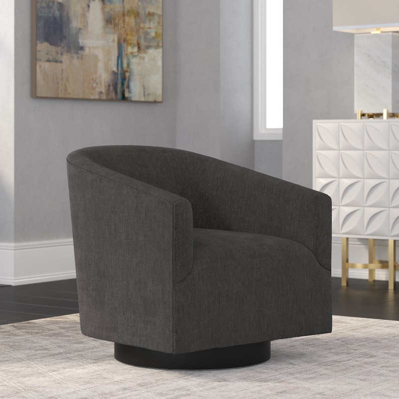 Copper Grove Pregrada Wood-base Swivel Chair