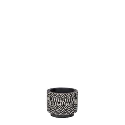 Sm. Kjeld Round Pot 3Dia - A - Black