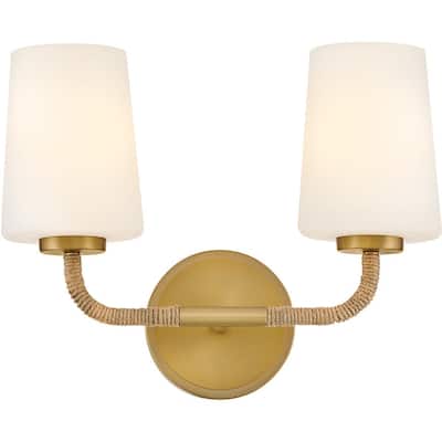 Lark 853452-NAT Kline 2 Light 14" Wide Vanity Light