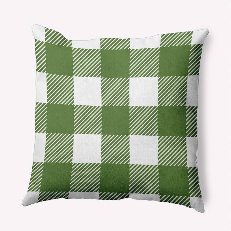 Buffalo Plaid Accent Pillow - Scallion - 26" x 26"