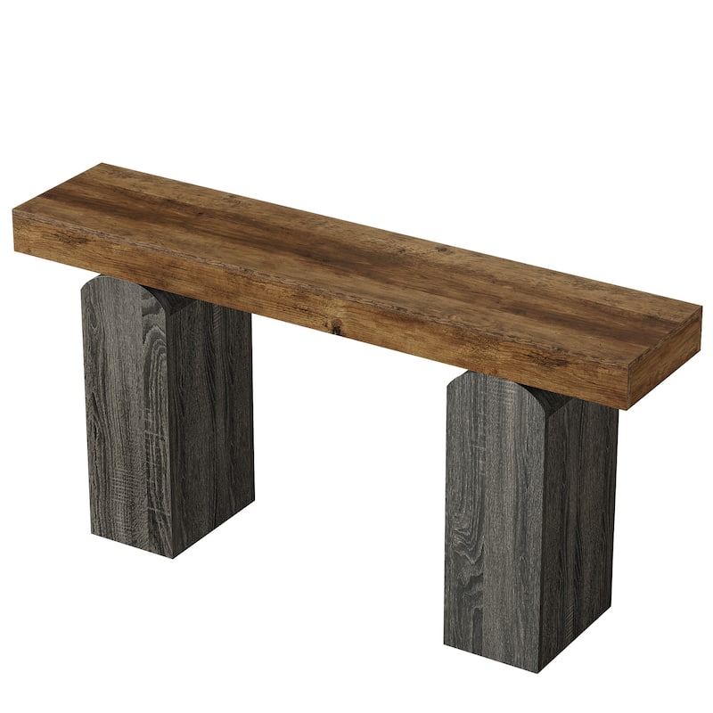 Console Table, Wooden Entryway Table, Sofa Behind Couch Table Hallway Foyer Accent Table