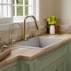 preview thumbnail 58 of 82, Karran Drop-In Quartz 33 in. 1-Hole Single Bowl Kitchen Sink Kit