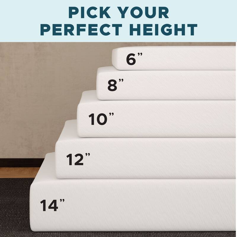 Sleep Inc. Sleep Solutions 6" Firm Memory Foam Mattress