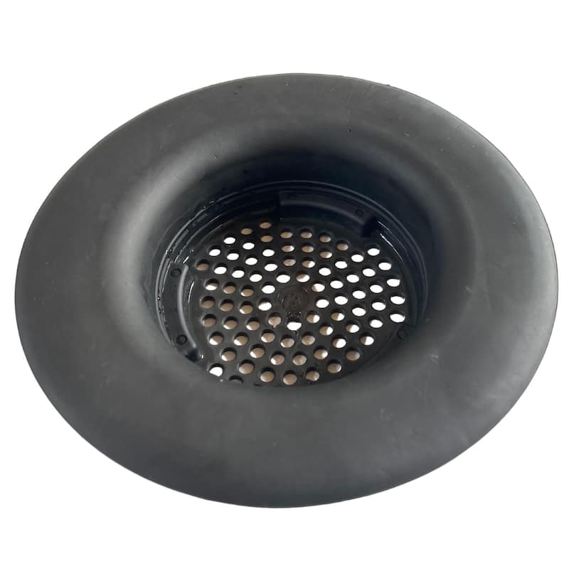 Flex Strainer Sink Strainer Replacement Basket Fits Most 3.5" Drains & Disposals - Black - 1PK