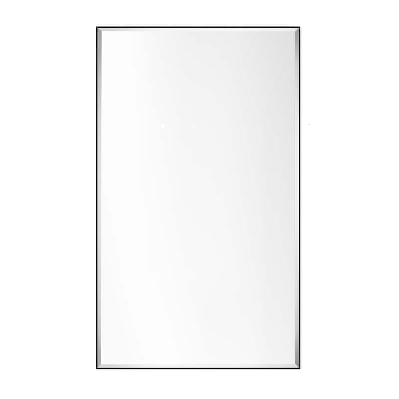 Rectangle Metal Framed Beveled Edge Bathroom Vanity Mirror