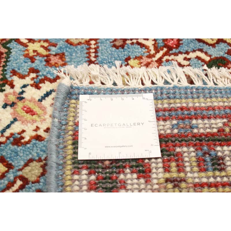 ECARPETGALLERY Hand-knotted Serapi Heritage Blue Wool Rug - 2'6 x 9'11