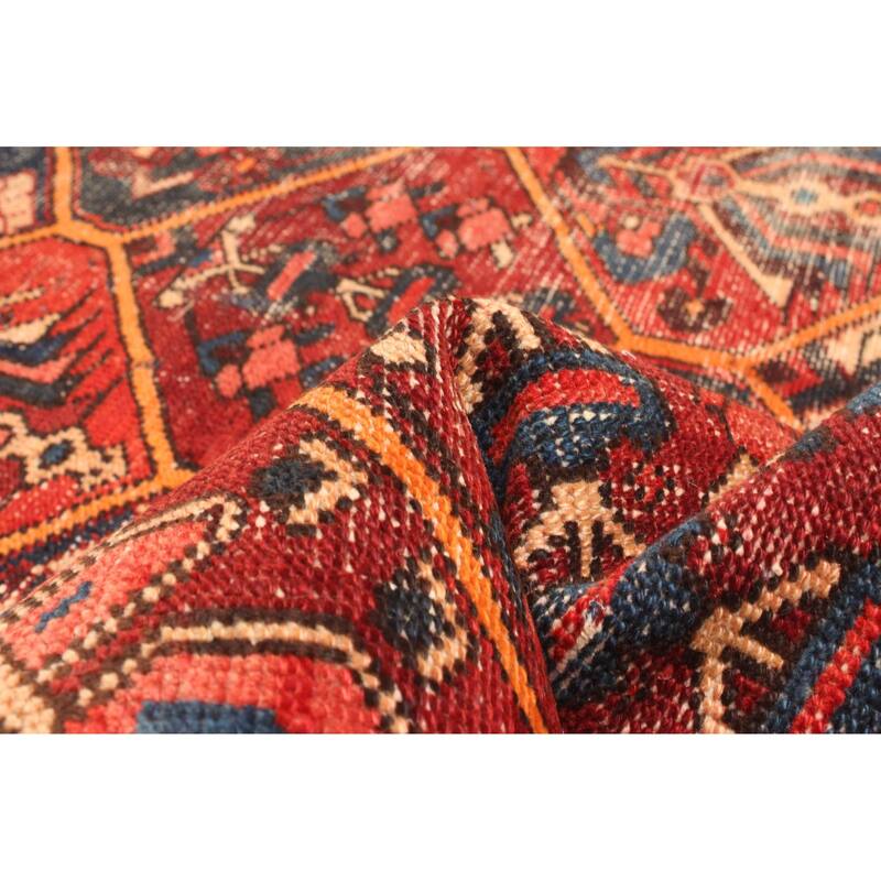 ECARPETGALLERY Hand-knotted Kayseri Vintage Red Wool Rug - 3'11 x 6'2