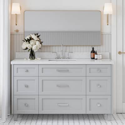 Ariel B61CWRVO Monroe 61" Free Standing Single Basin Vanity Set with