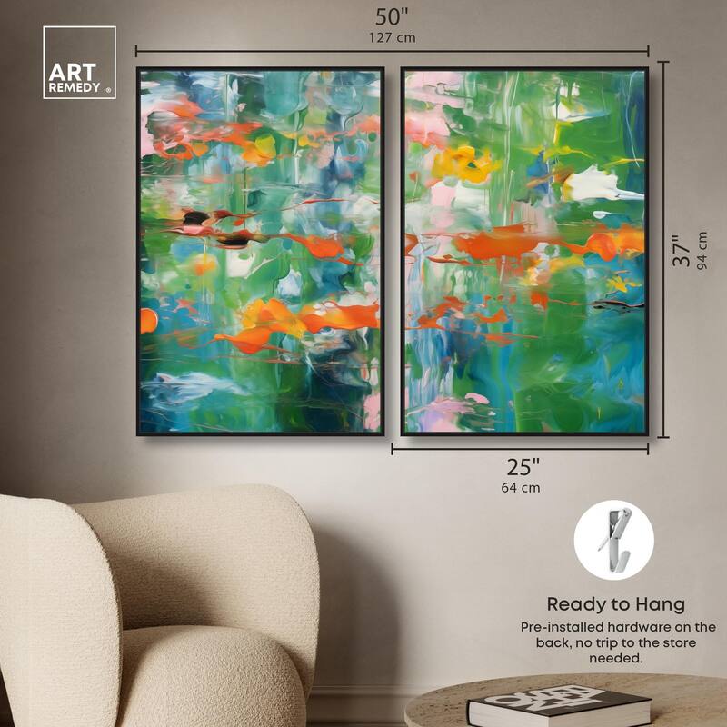 Jungle Serenade Canvas Set of 2 by Art Remedy