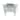 Achla Designs Classic Oval Galvanized Tub With Folding Stand, 24 Inch Wide, Steel