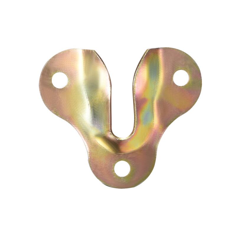 Flush Mount Bracket, 50x43mm Zinc Plated Clip Hook Hanger, 10 Pcs - Bronze Tone - 50mm x 43mm, 10 Pcs