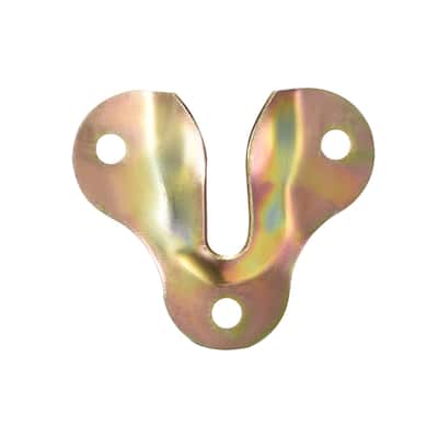 Flush Mount Bracket, 50x43mm Zinc Plated Clip Hook Hanger, 10 Pcs - Bronze Tone - 50mm x 43mm, 10 Pcs