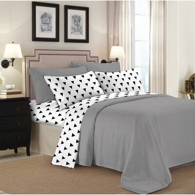 160 GSM Deep Pocket Brushed Cotton Flannel Bed Sheet Set
