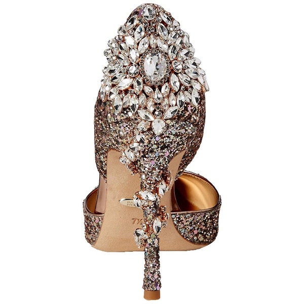 badgley mischka vogue iii glitter pumps