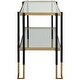 preview thumbnail 3 of 2, Uttermost Kentmore Tempered Glass Side Table