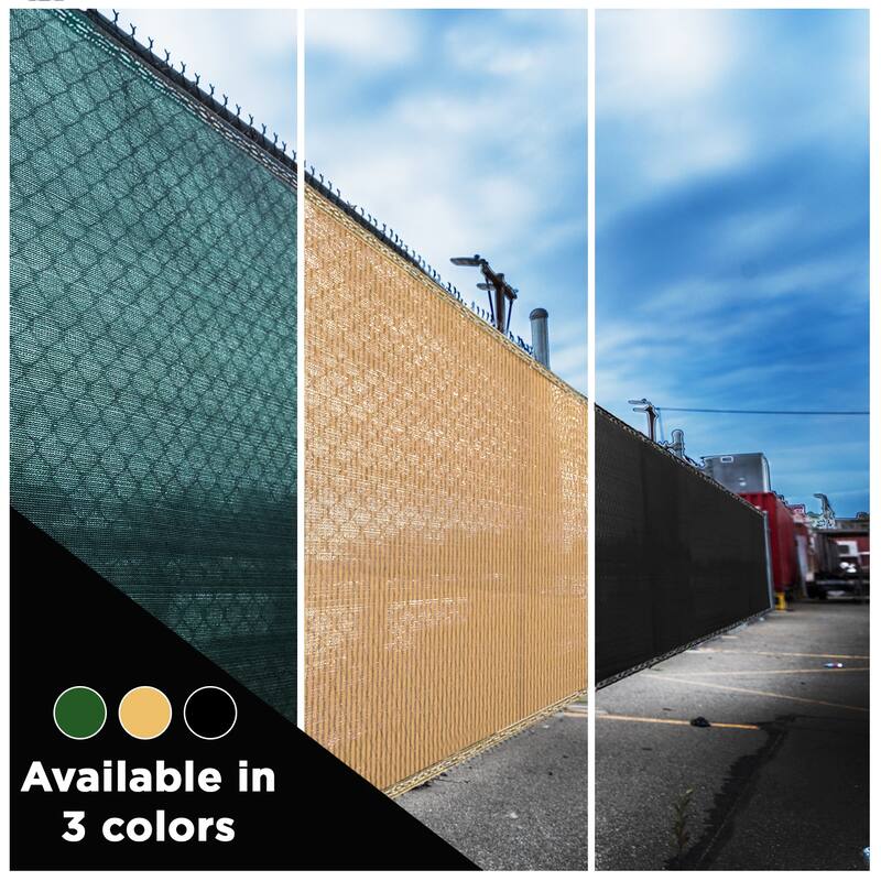 Boen Privacy Netting Green 10' x 150' With Woven Eyelets