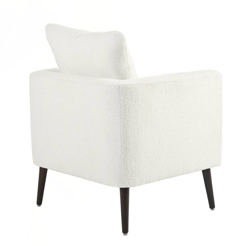 Comfortable Reading Chair with Wood Legs for Living Room, Bedroom,Reception Room