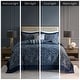 preview thumbnail 7 of 72, Madison Park Whitman Reversible Oversized 5-piece Jacquard Bedspread Quilt Set with Shams and Embroidered Throw Pillows