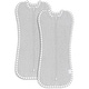 preview thumbnail 1 of 4, Easy Zipper Wrap 2 Pack Swaddle Blanket by Comfy Cubs Large - Grey