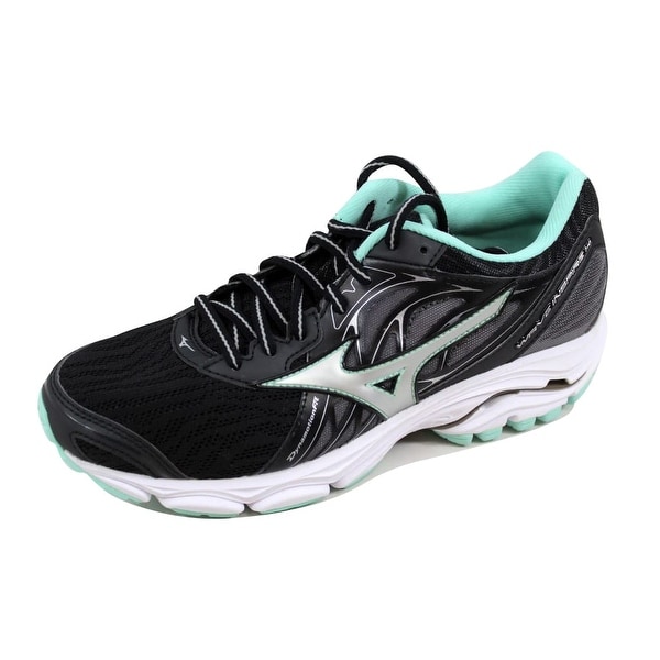 Shop Mizuno Women S Wave Inspire 14 Black Silver Teal