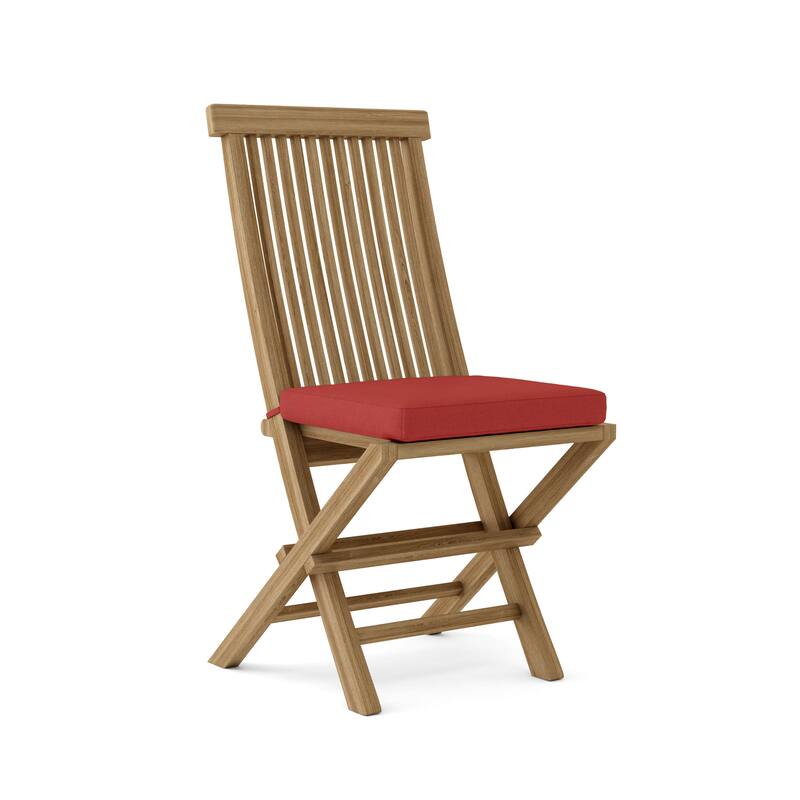 Classic Teak Outdoor Dining Chair - Foldable (Set of 2)