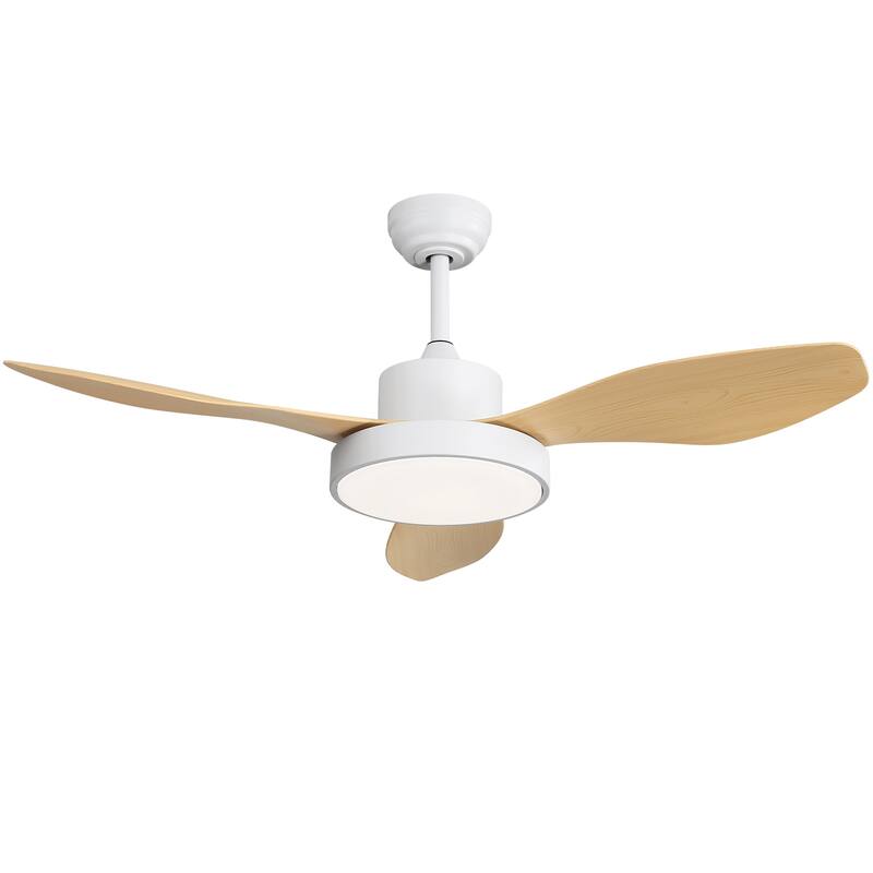 Sofucor 46''/47'' Strong Airflow High CFM Ceiling Fans with Lights and Remote Bedroom Noiseless ETL Fans