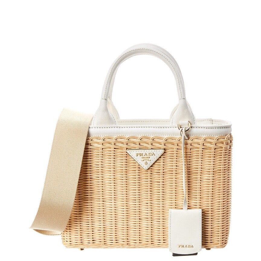 prada basket tote