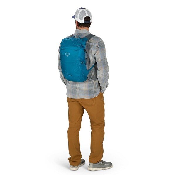 Osprey Ultralight 20L Dry Stuff Pack, Waterfront Blue - Bed