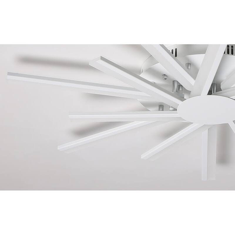 31.49" Sputnik Modern Linear LED Flush Mount Light Fixture - Overstock ...