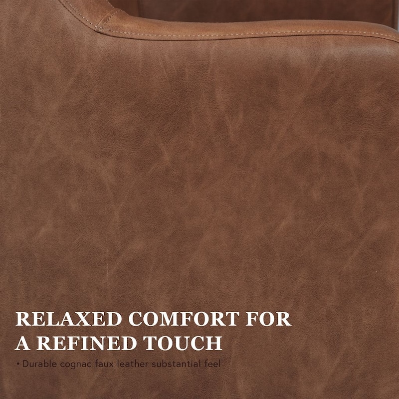 HomePop Upholstered Swivel Accent Chair