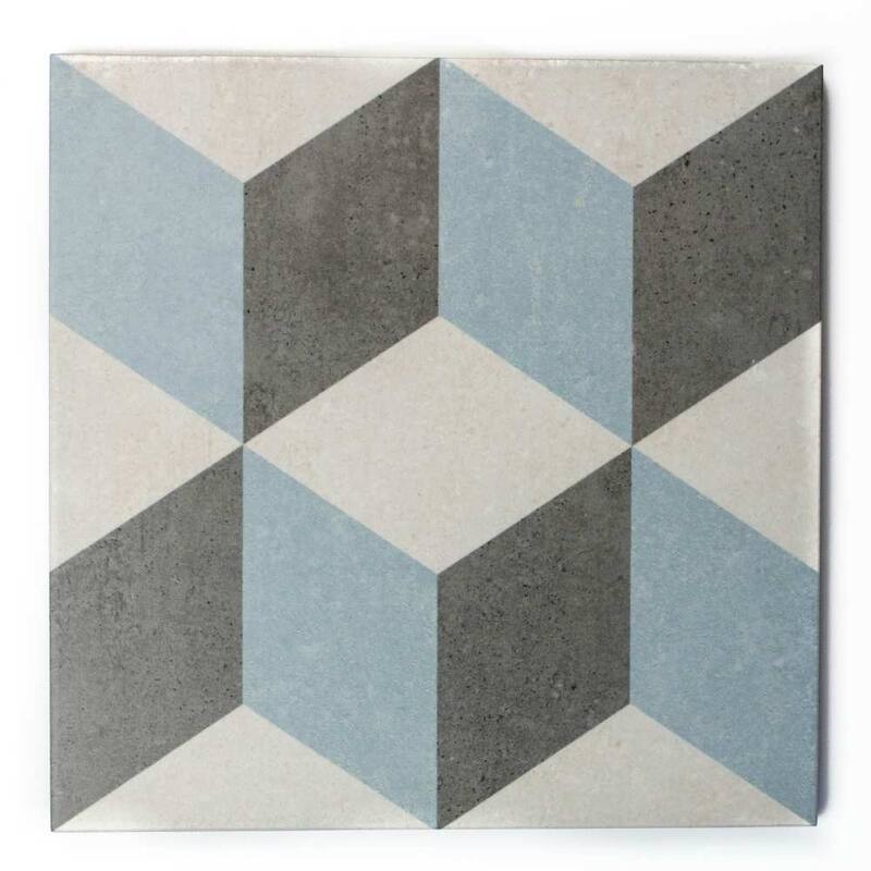 The Tile Life Prism 9x9 Grey Porcelain Floor & Wall Tile - 9 x 9 Sample