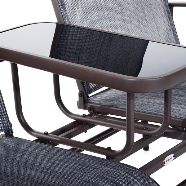 double wide glider chair