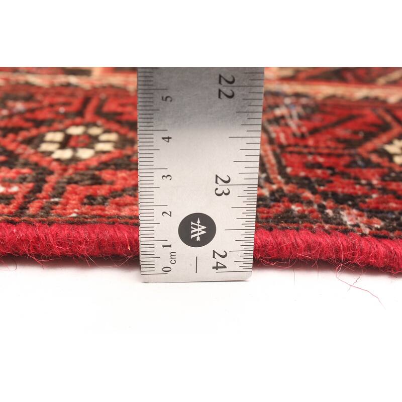 ECARPETGALLERY Hand-knotted Baluch Red Wool Rug - 3'6 x 6'1