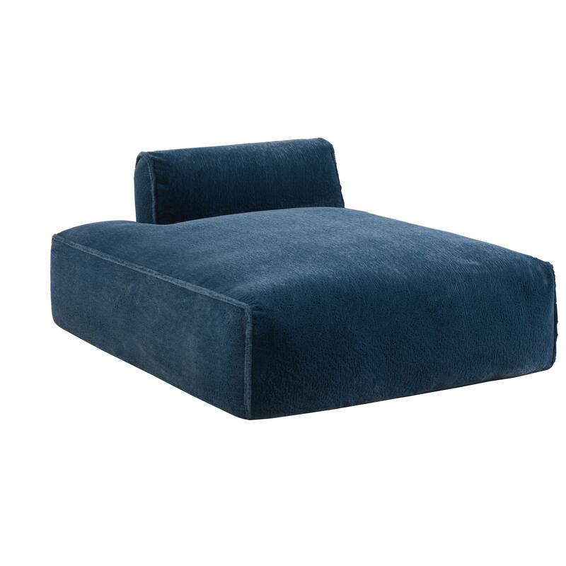 72" Oversized Sofa Bed, Dark Blue, No Assembly, Living Room