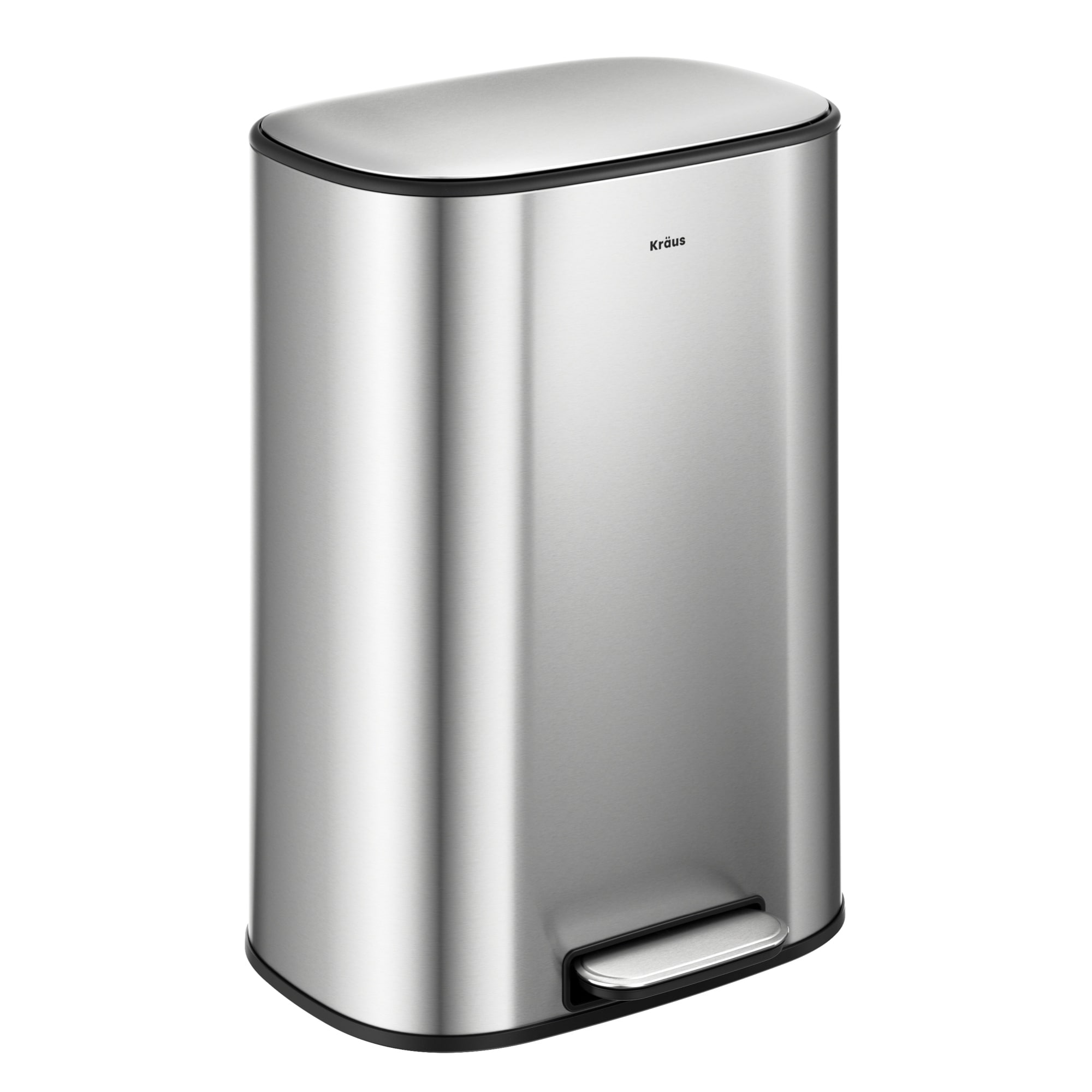 KRAUS WasteGuard 13.2 Gallon 50 Liter Step Pedal Kitchen Trash Can