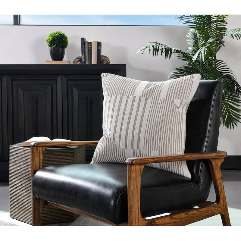 Charlotte 22" Throw Pillow in Natural by Kosas Home
