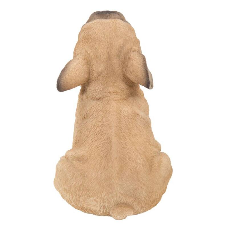 6.5" Howling French Bulldog Puppy Outdoor Garden Statue