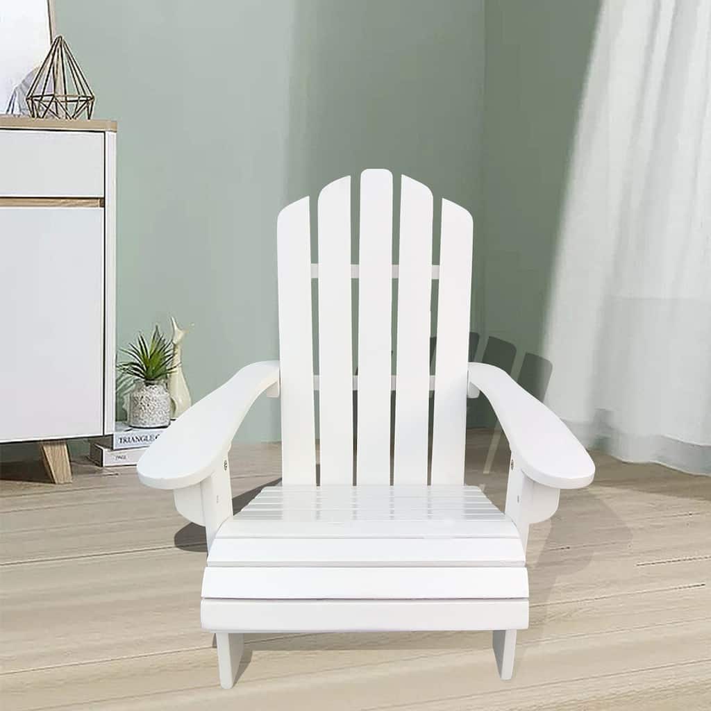 Outdoor Or Indoor Wood Children Adirondack Chair