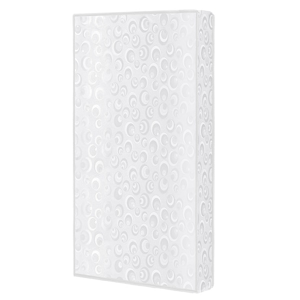 slide 2 of 4, Dream On Me 3-inch Firm Foam Playard Mattress Vinyl - White