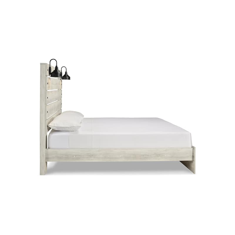 Cambeck Whitewash Panel Bed
