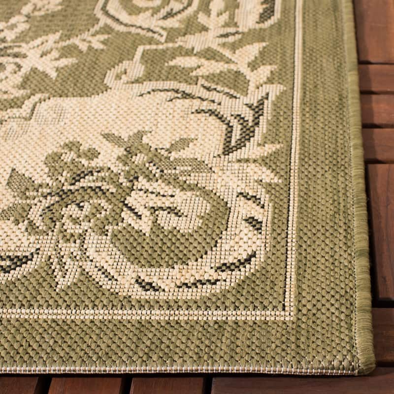 SAFAVIEH Courtyard Berendje Indoor/ Outdoor Waterproof Patio Backyard Rug