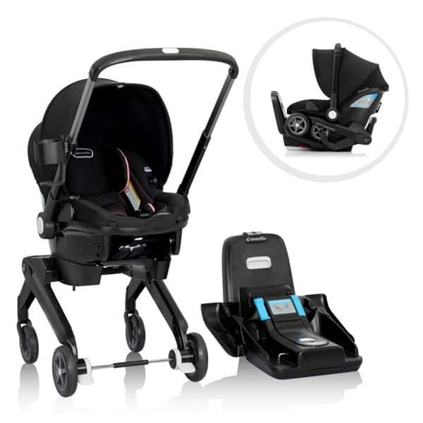 slide 2 of 20, Evenflo Shyft DualRide Infant Car Seat and Stroller Combo Ayer