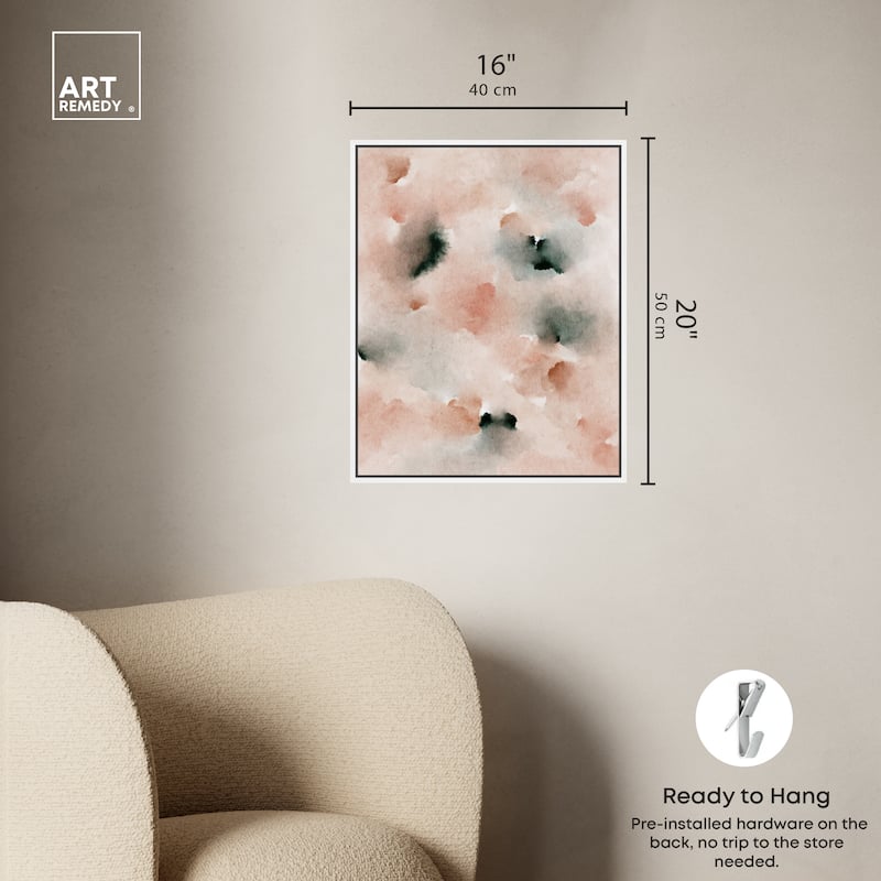 Art Remedy Smore'S Marshmallows Framed Watercolor Boho Abstracts