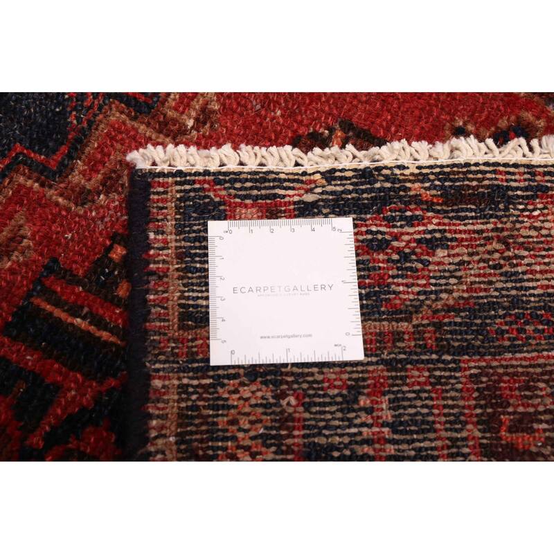 ECARPETGALLERY Hand-knotted Andelz Red Wool Rug - 3'11 x 6'11